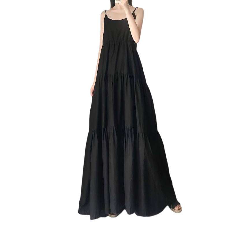 Extra-Long Plus-Size Slip Dress