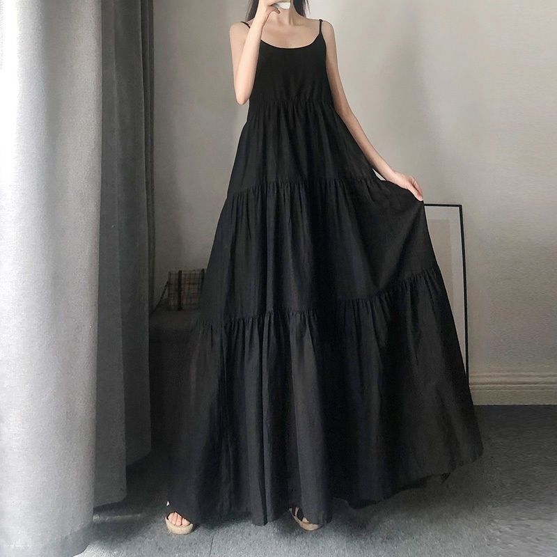 Extra-Long Plus-Size Slip Dress