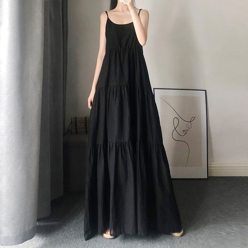 Extra-Long Plus-Size Slip Dress