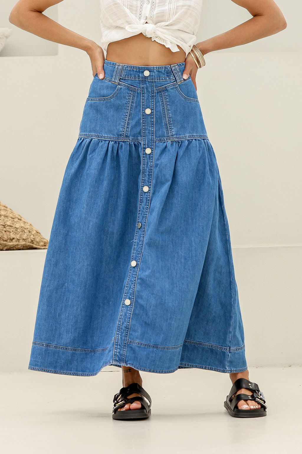Amara Denim Skirt