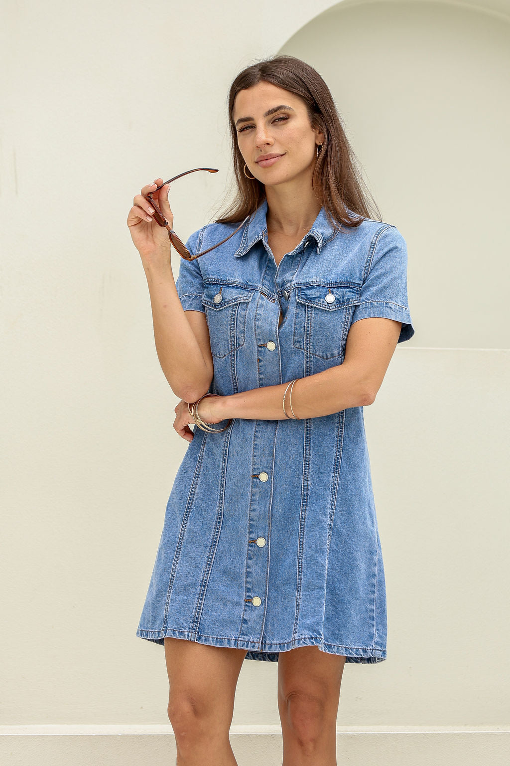 Elena Denim Dress
