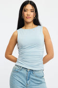 Blue Supersoft Tank Sleeveless