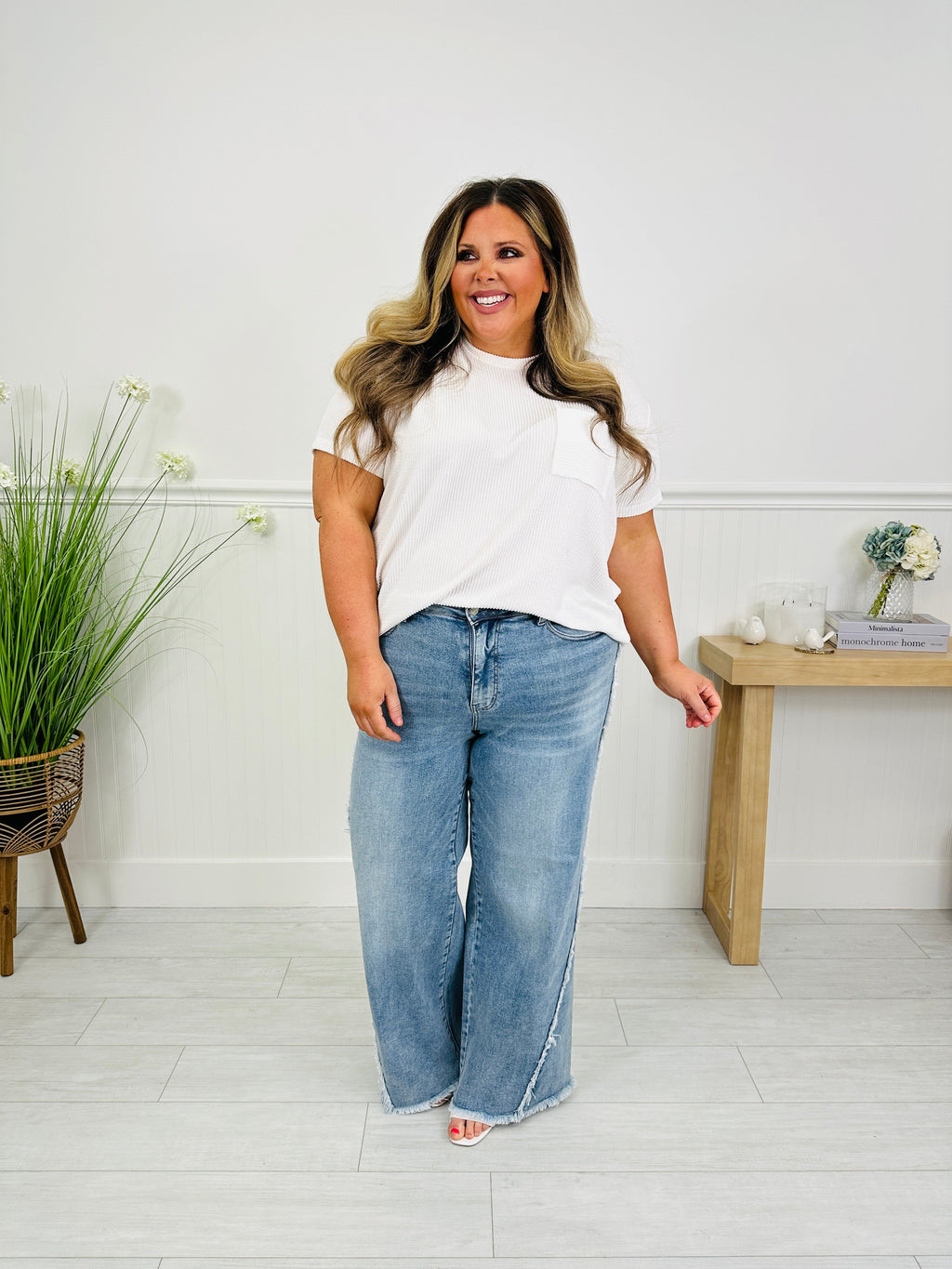 Judy Blue Make Your Statement Retro Wide Leg
