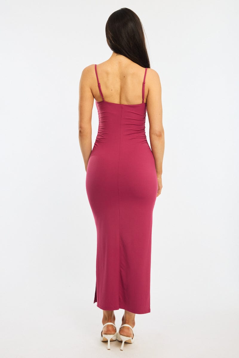Red Bodycon Dress Maxi
