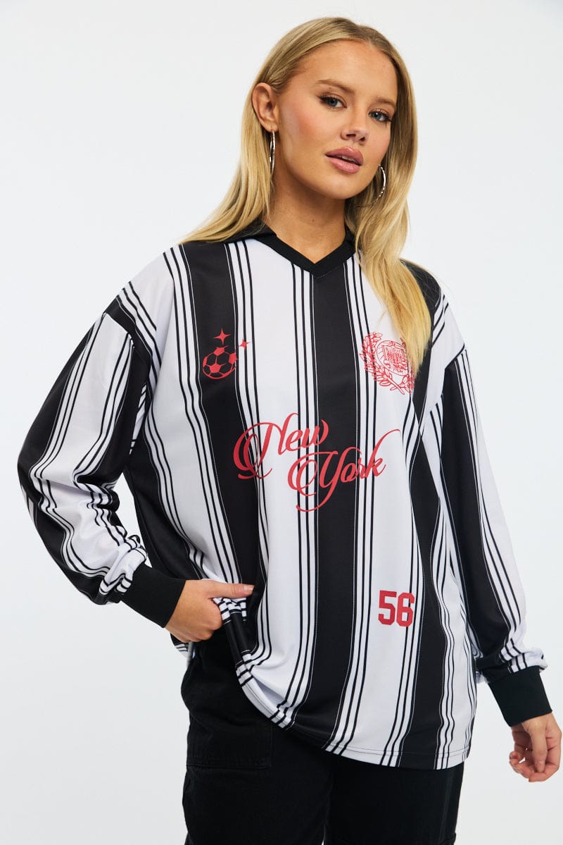 White Sport T-Shirt Long Sleeve