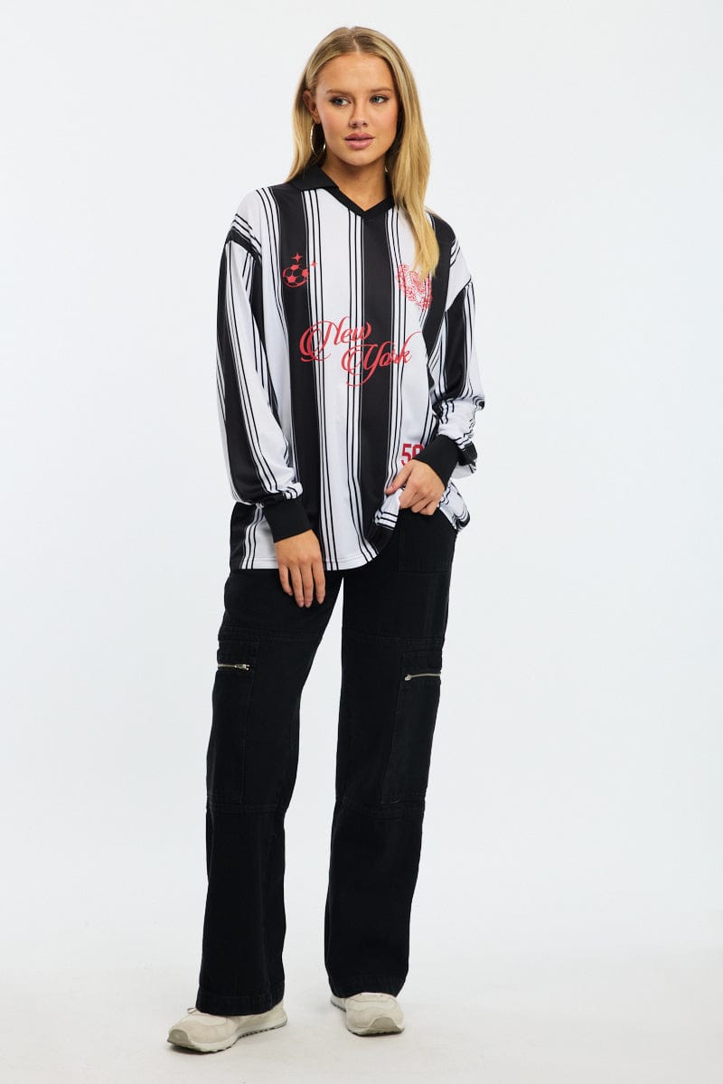 White Sport T-Shirt Long Sleeve