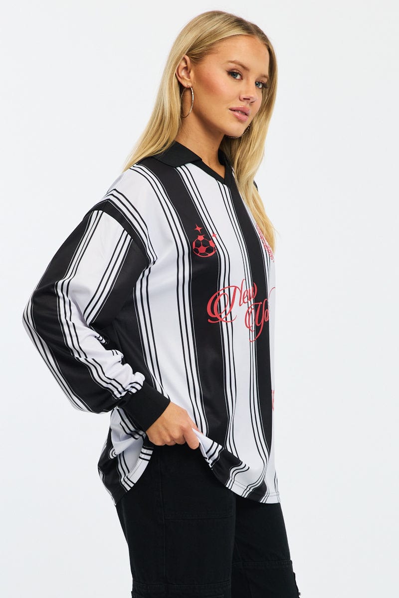 White Sport T-Shirt Long Sleeve