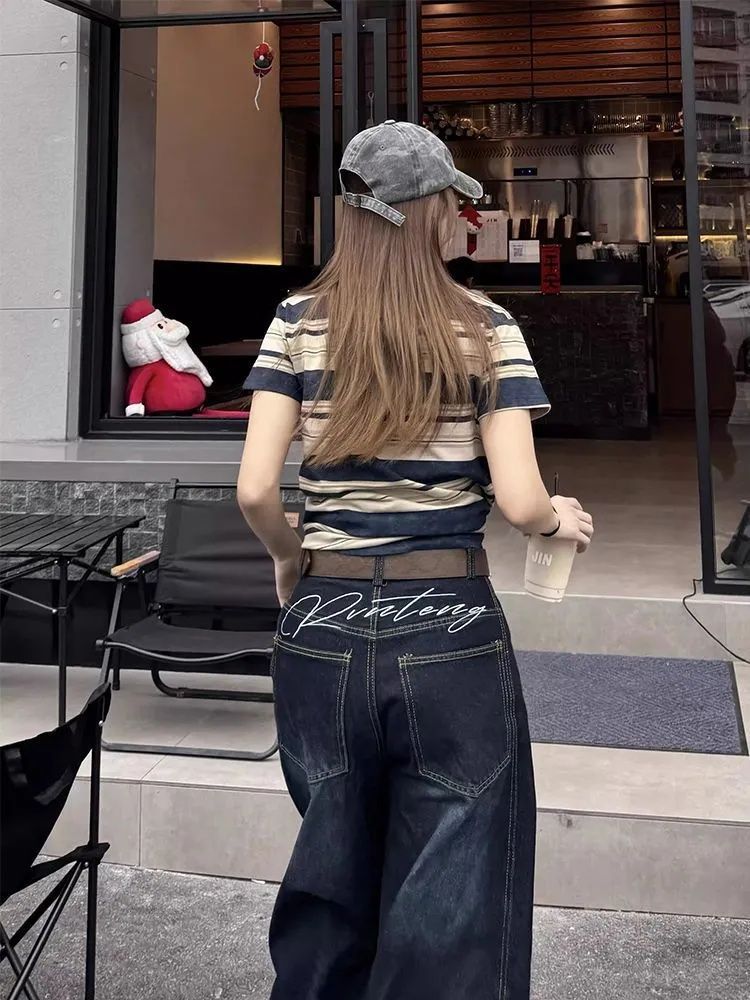Retro Paneled Scimitar Jeans