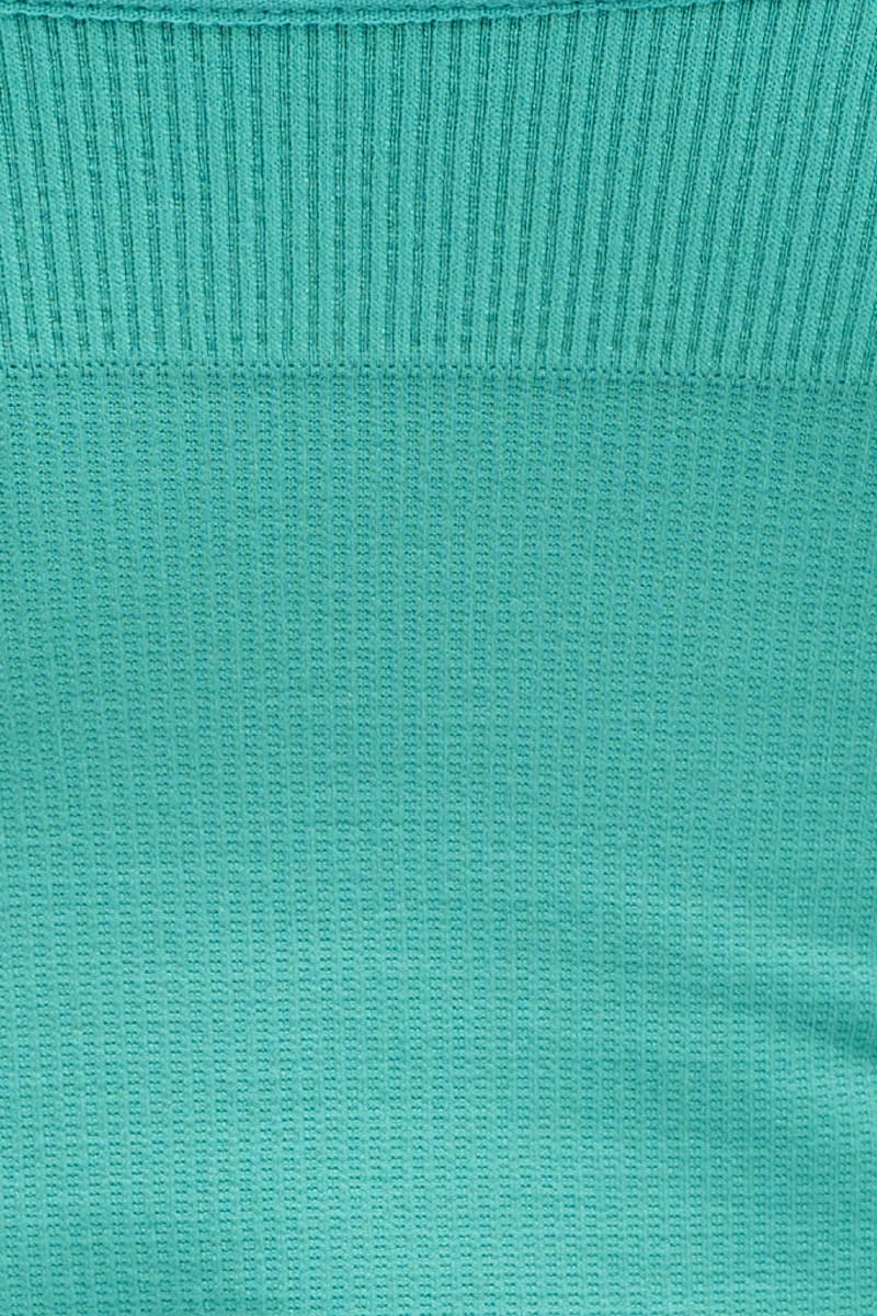 Green Crop Tank Top Top Seamless