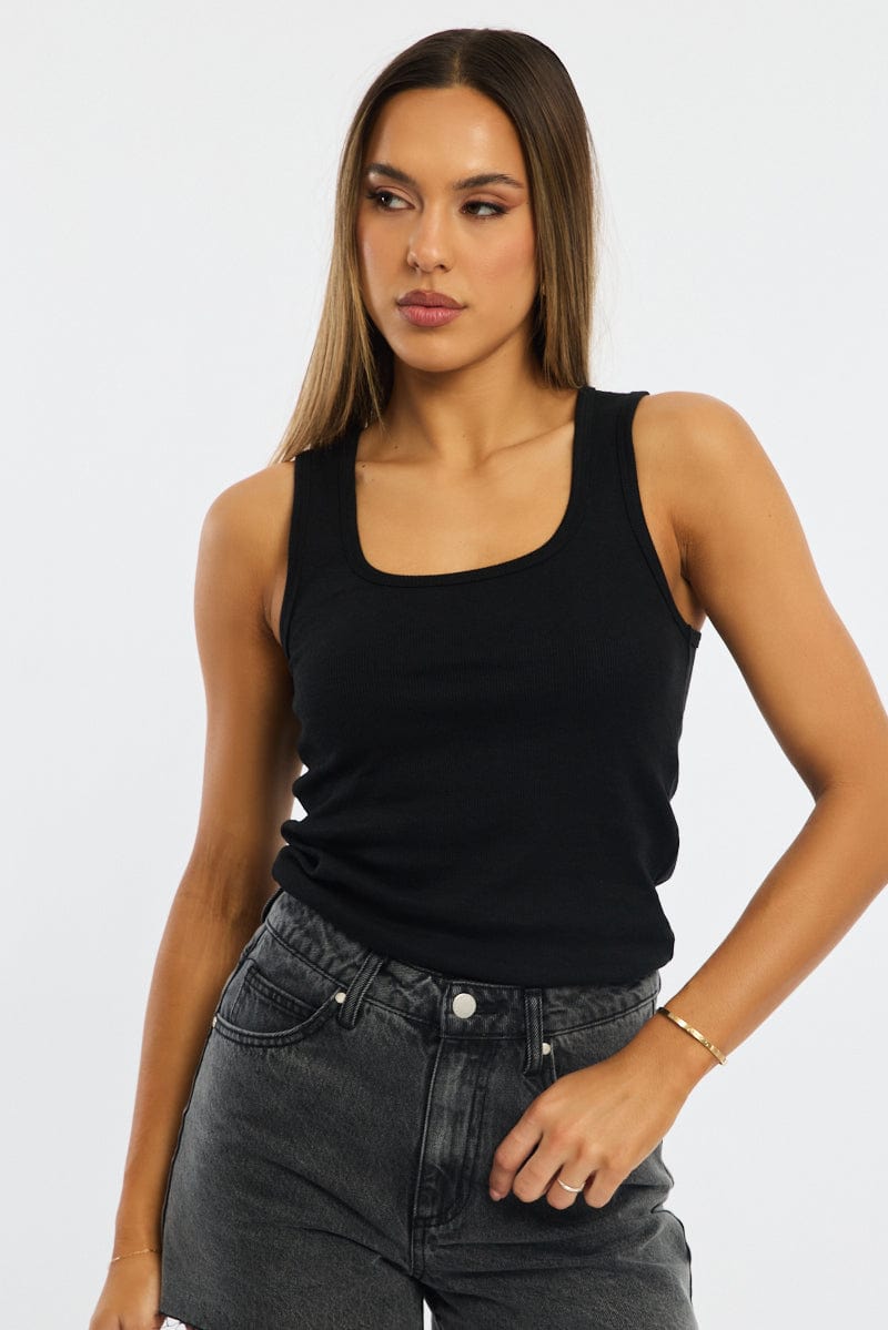 Black Tank Sleeveless