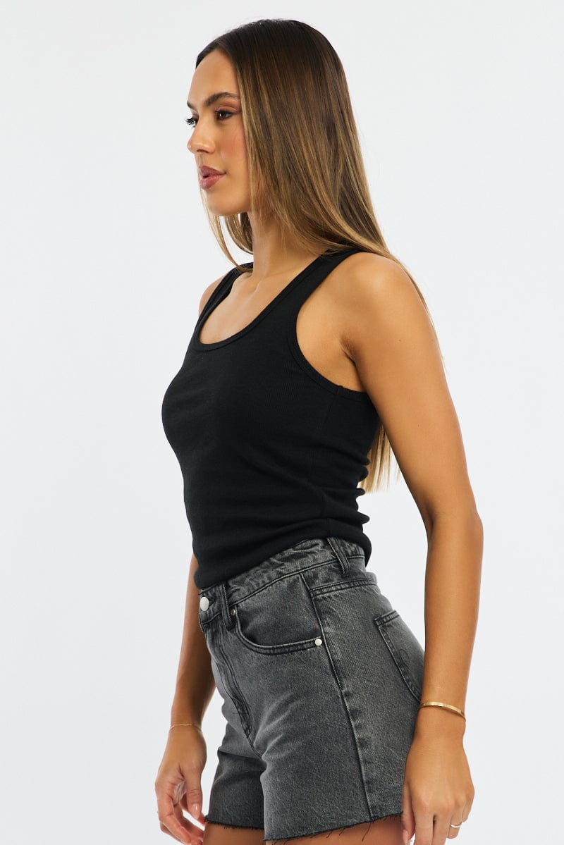 Black Tank Sleeveless