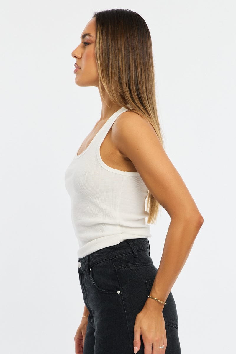 White Tank Sleeveless
