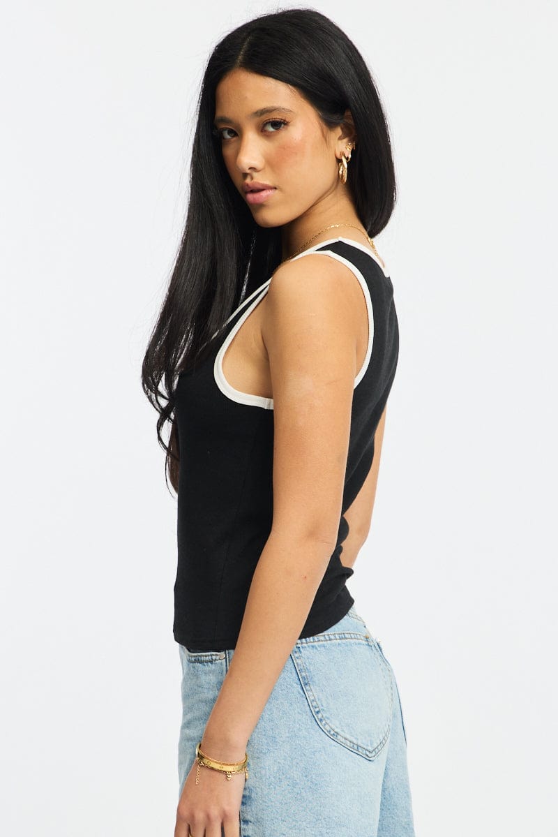 Black Tank Sleeveless