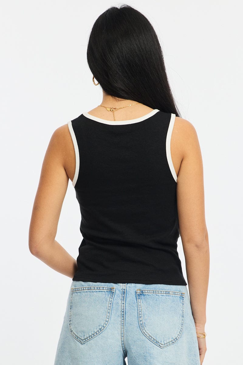 Black Tank Sleeveless