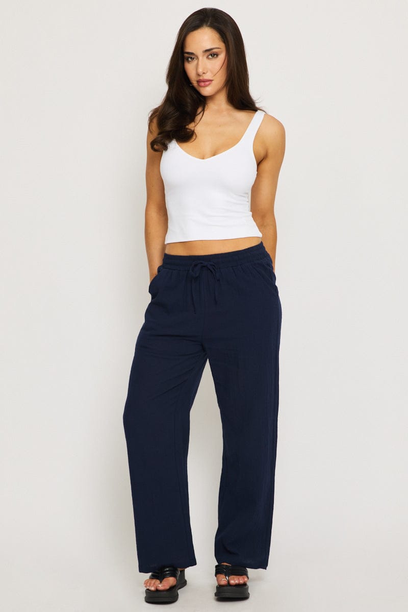 White Tank Top V-Neck Supersoft