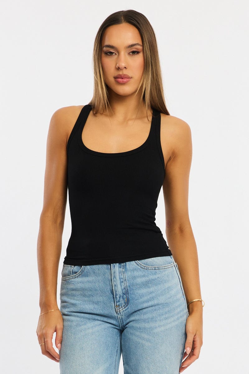 Black Tank Sleeveless