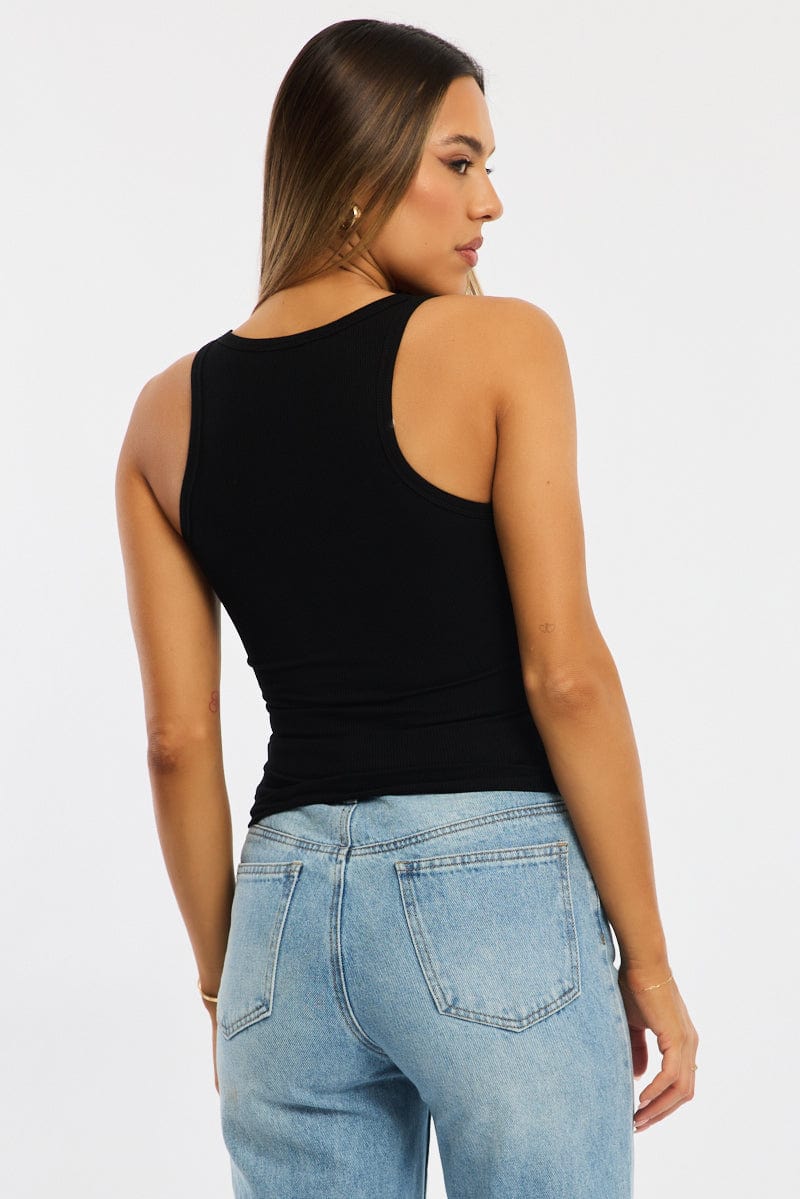 Black Tank Sleeveless