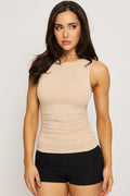 Beige Supersoft Tank Sleeveless