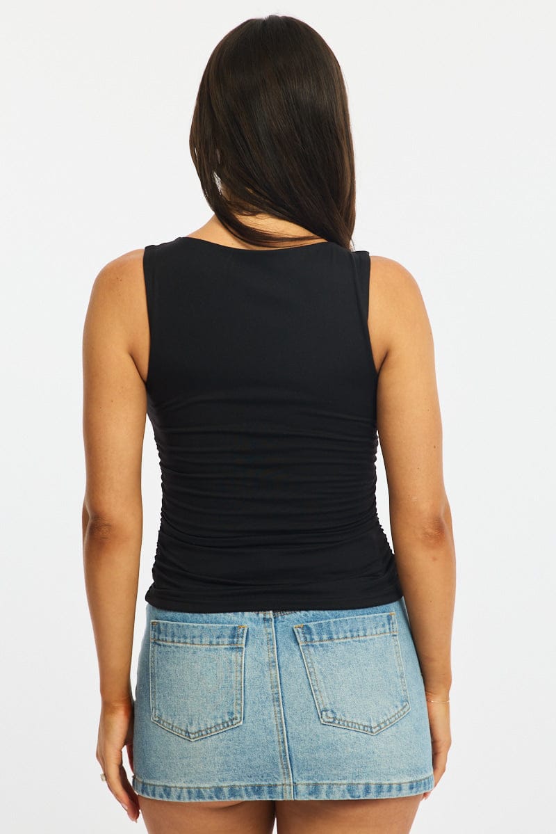 Black Supersoft Tank Sleeveless