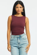 Red Supersoft Tank Sleeveless