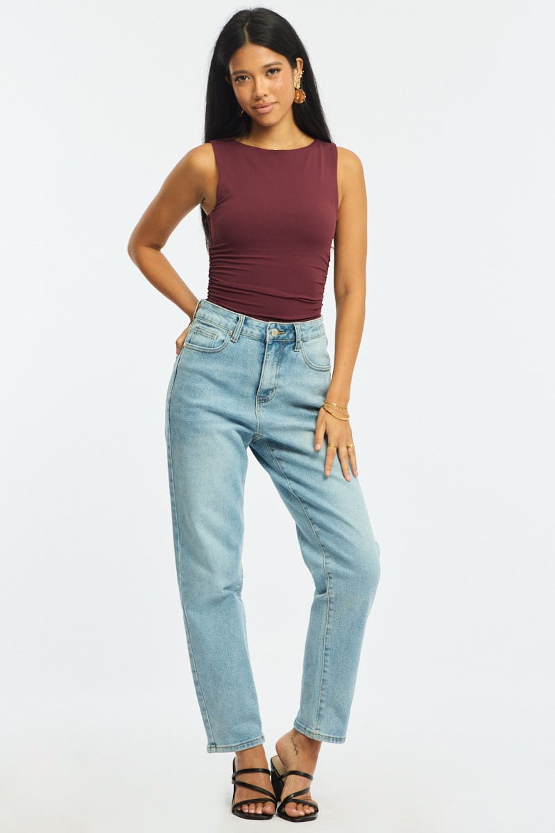 Red Supersoft Tank Sleeveless