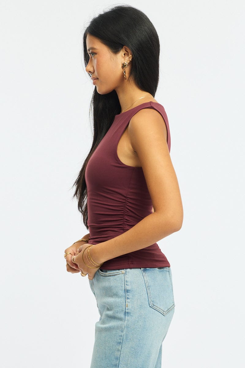 Red Supersoft Tank Sleeveless