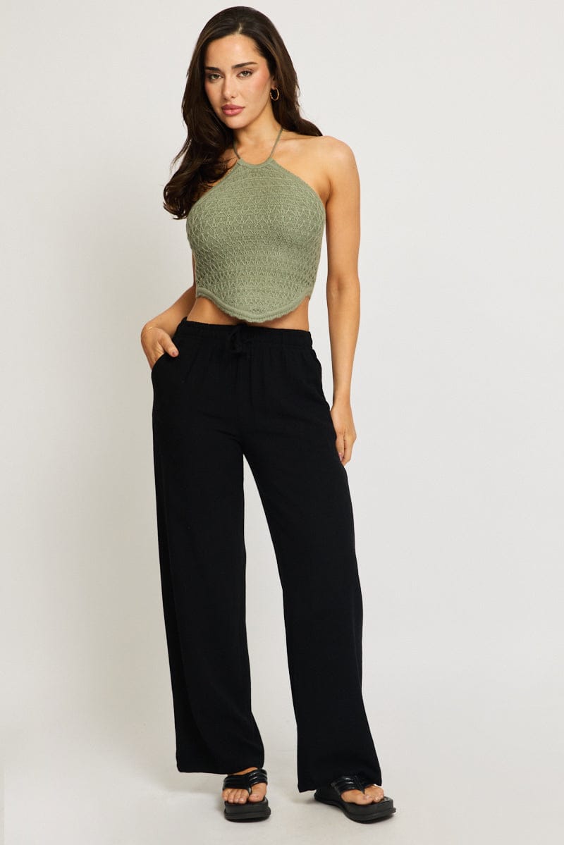 Black Wide Leg Pants