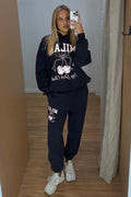 Blue Track Pants Jogger