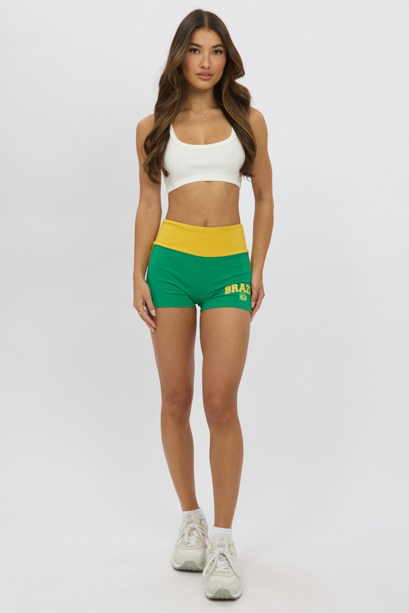Green Booty Shorts