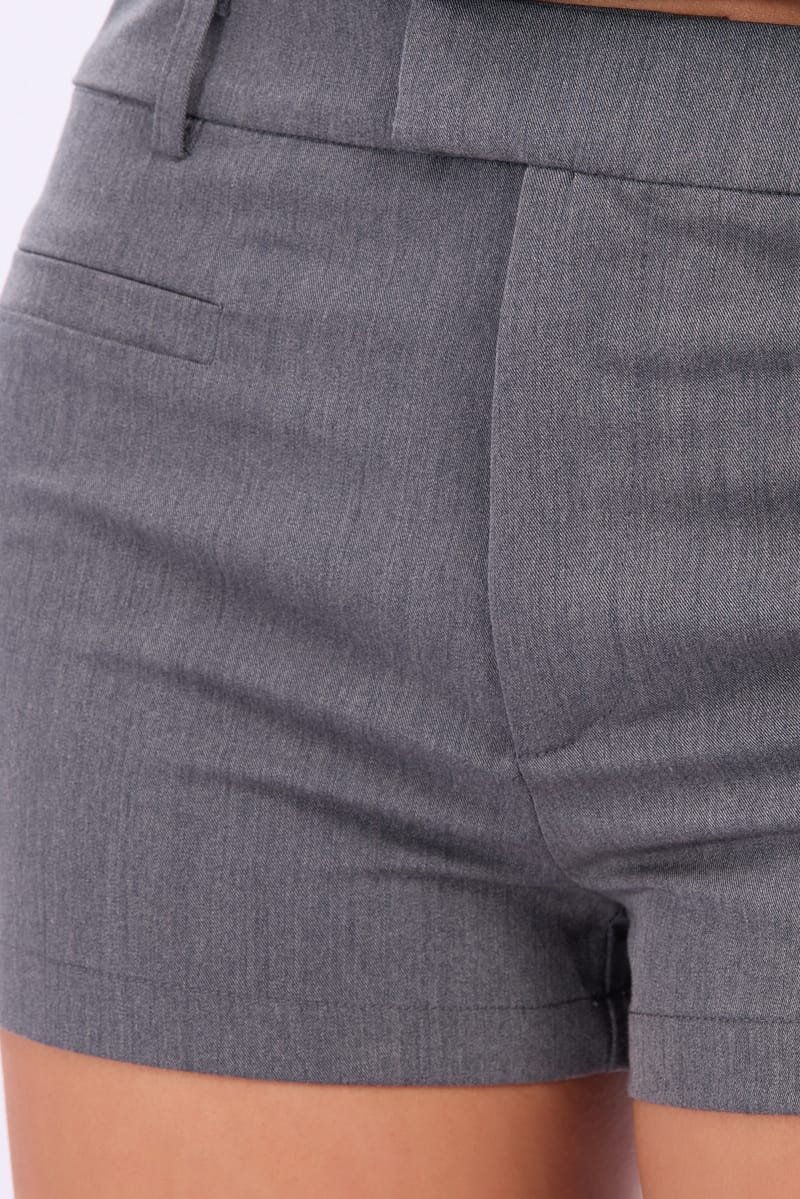 Grey Micro Shorts