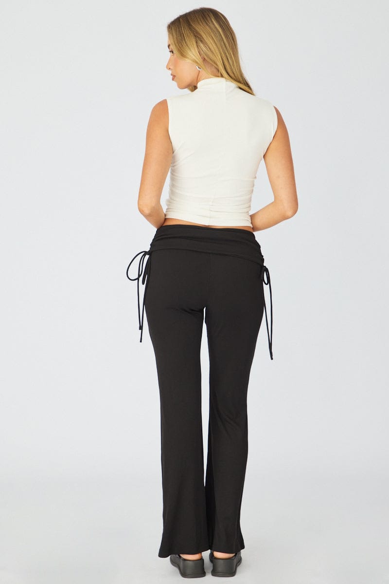 Black Flare Leg Pants