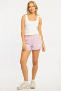 Purple Track Shorts Mesh