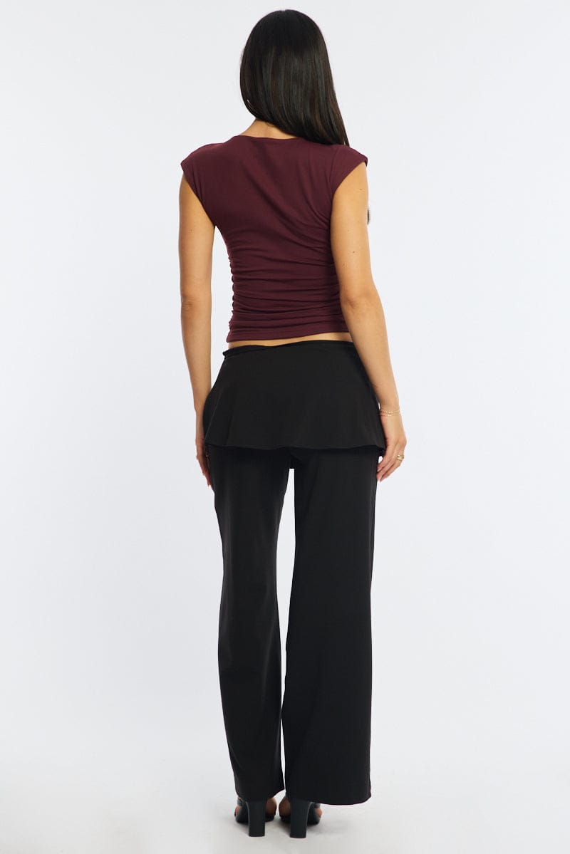 Black Tie Wrap Pants