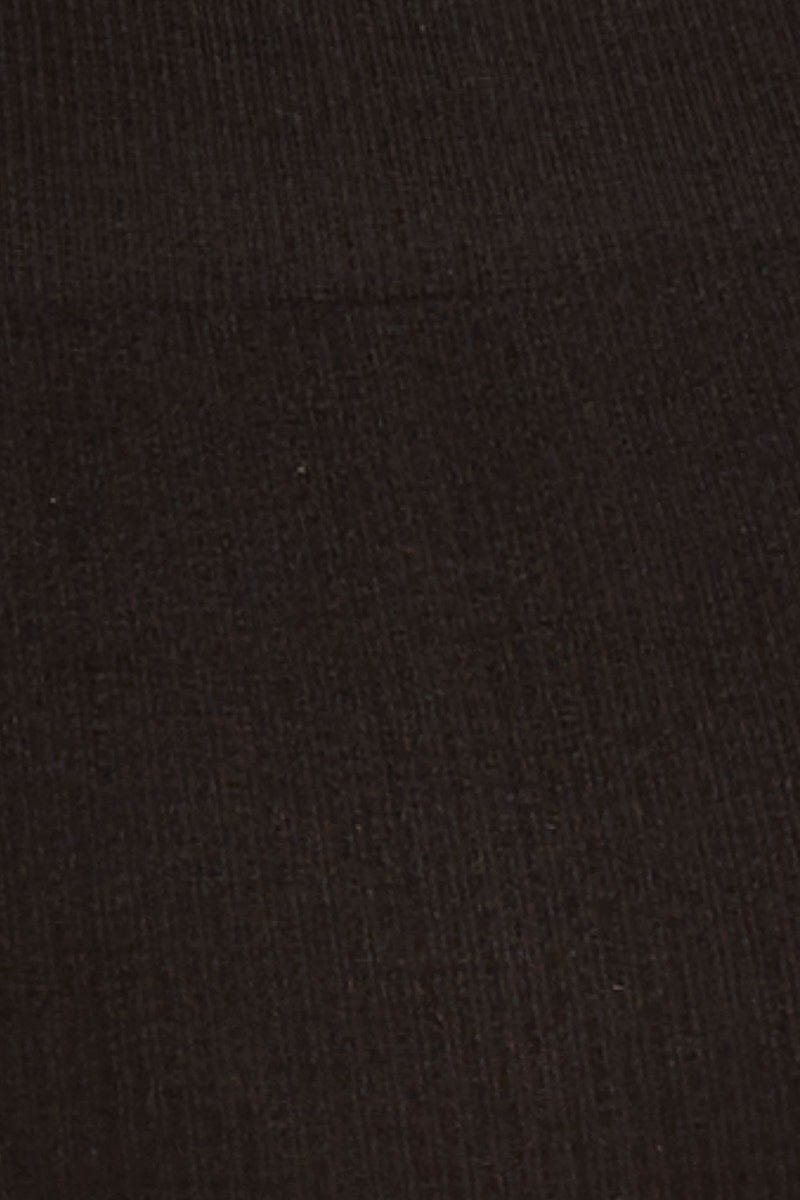 Black Highneck Seamless Cami