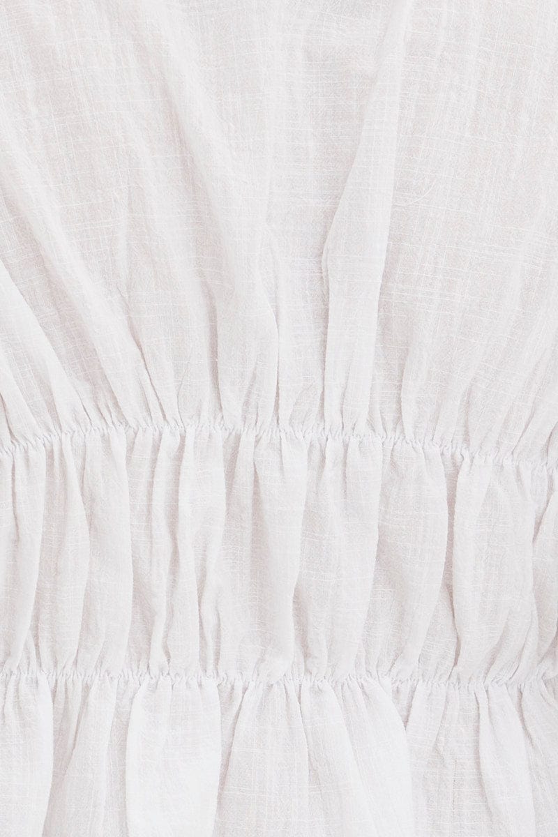 White Shirt Top Long Sleeve
