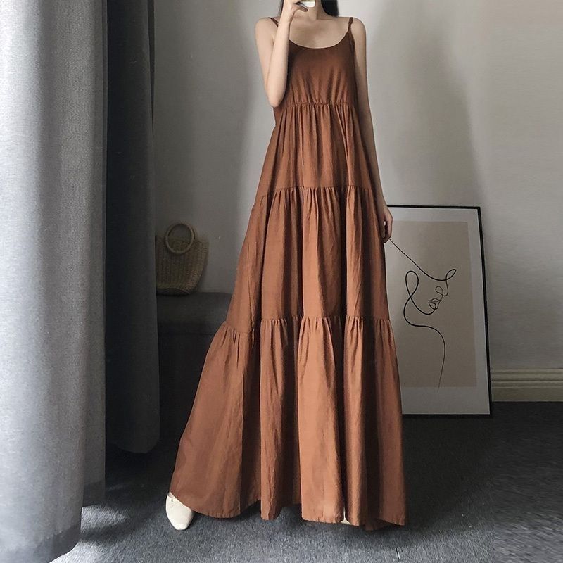 Extra-Long Plus-Size Slip Dress