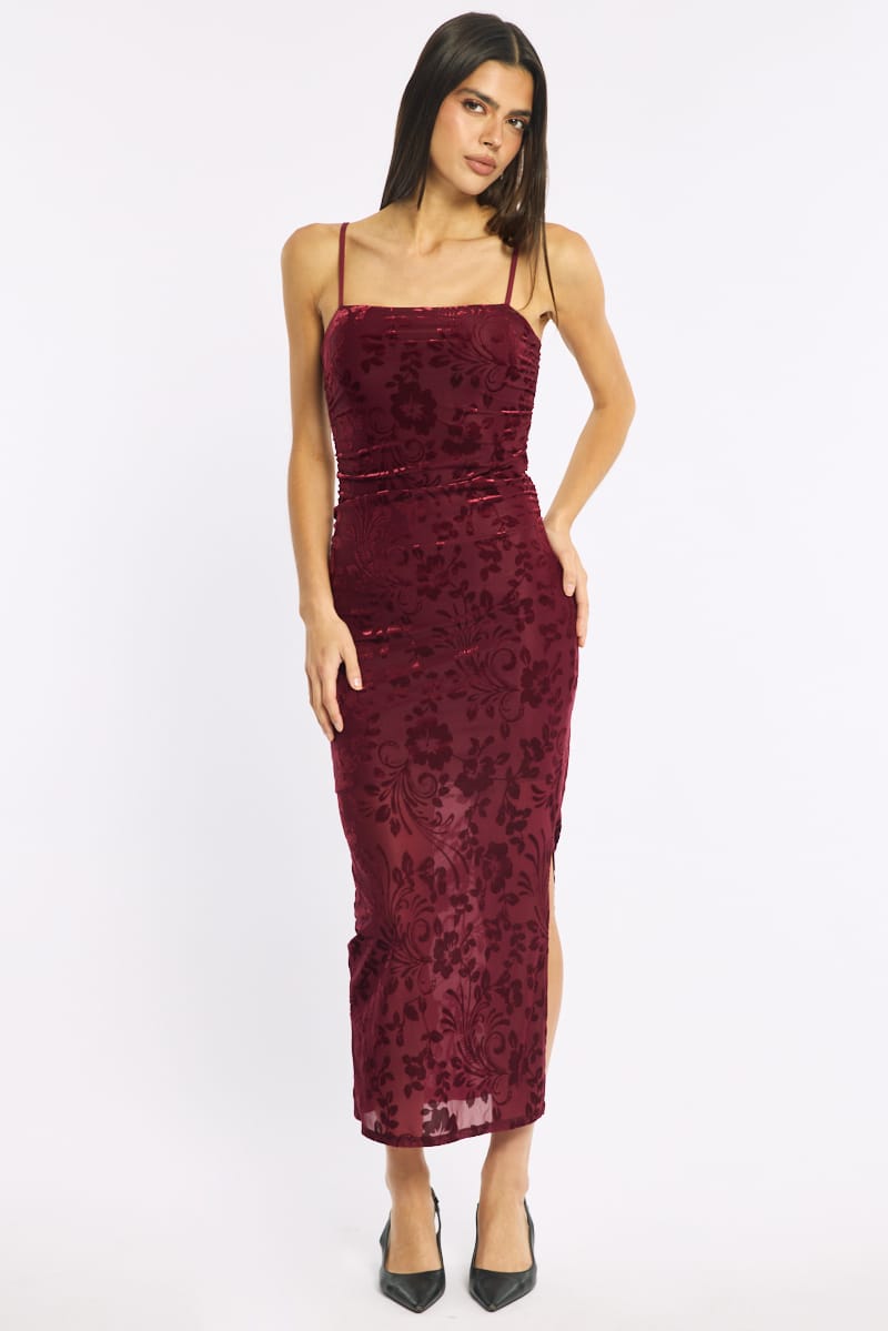 Red Bodycon Dress Sleeveless