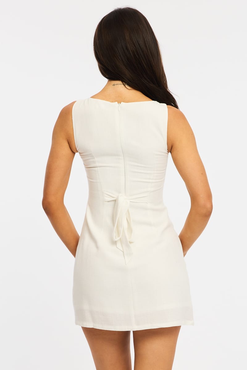 White Bodycon Dress Mini