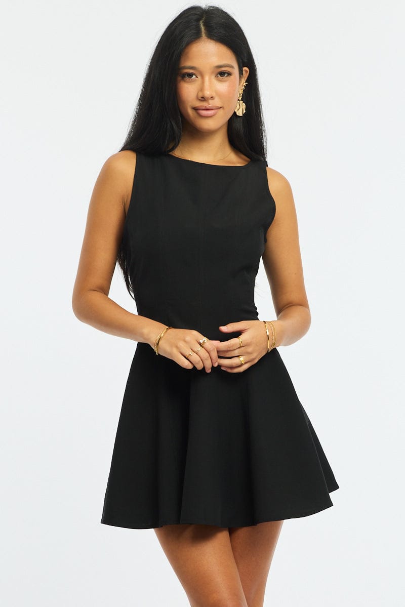 Black Mini Dress Sleeveless