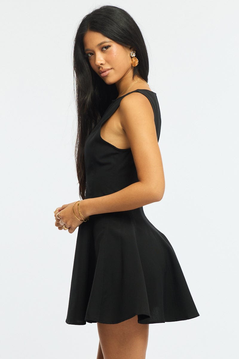 Black Mini Dress Sleeveless