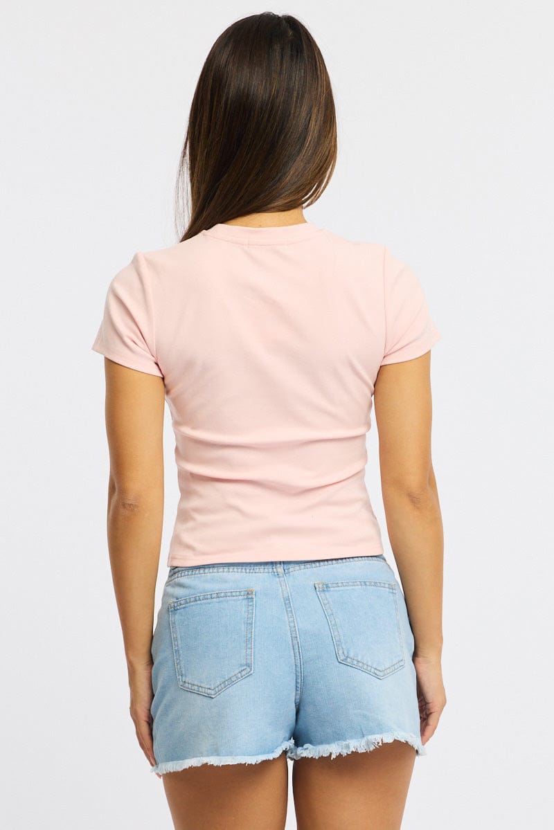 Denim Relaxed Shorts Mid Rise
