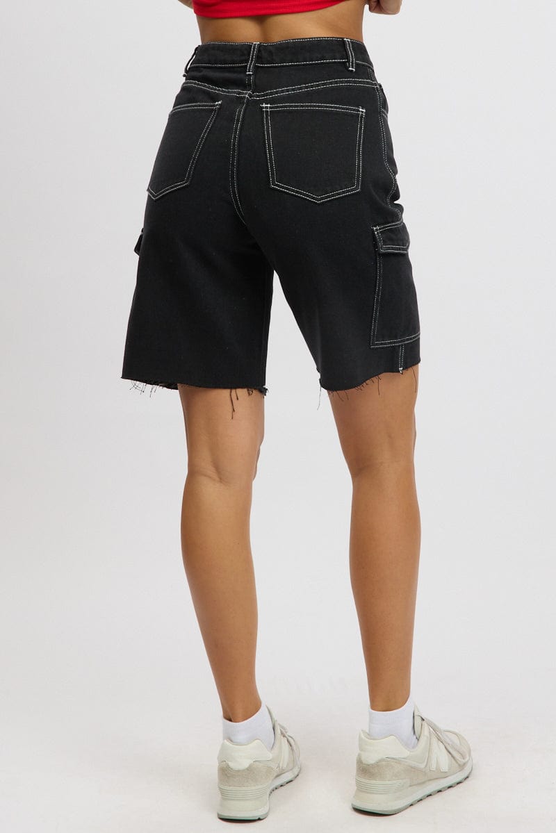 Black Relaxed Shorts