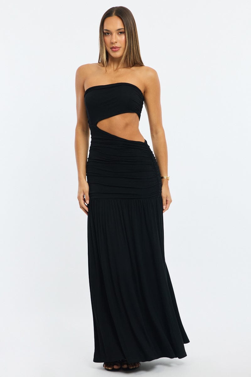 Black Maxi Dress Cut Out