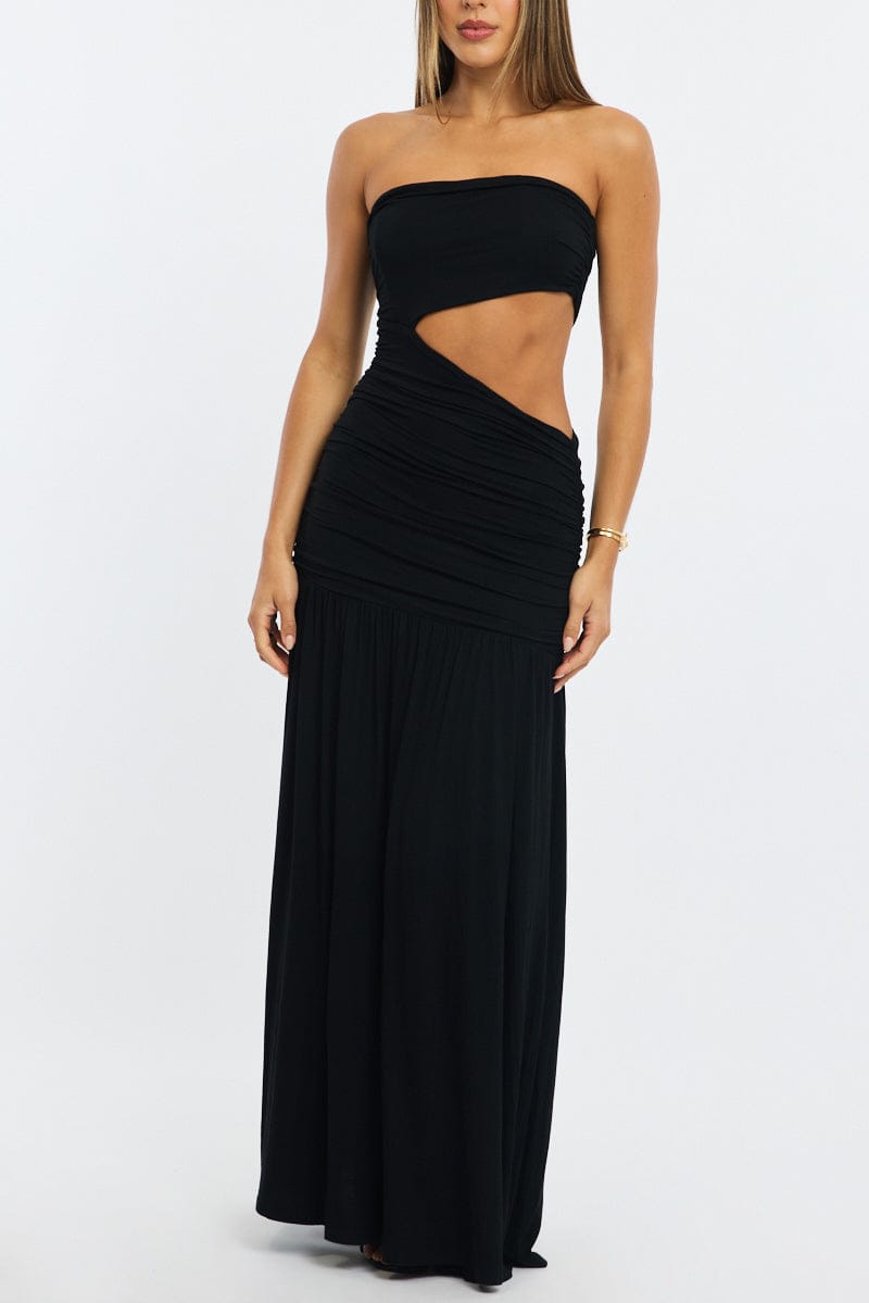 Black Maxi Dress Cut Out