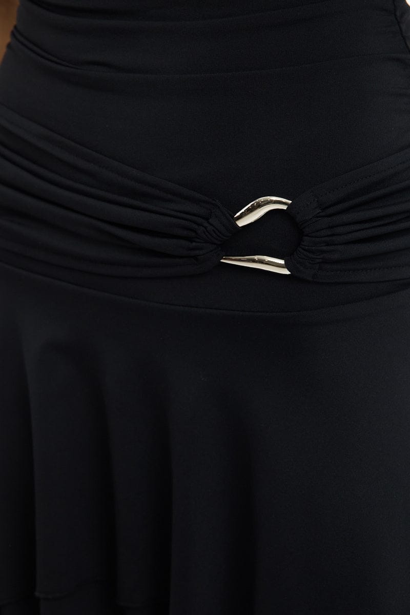 Black Mini Dress Off Shoulder