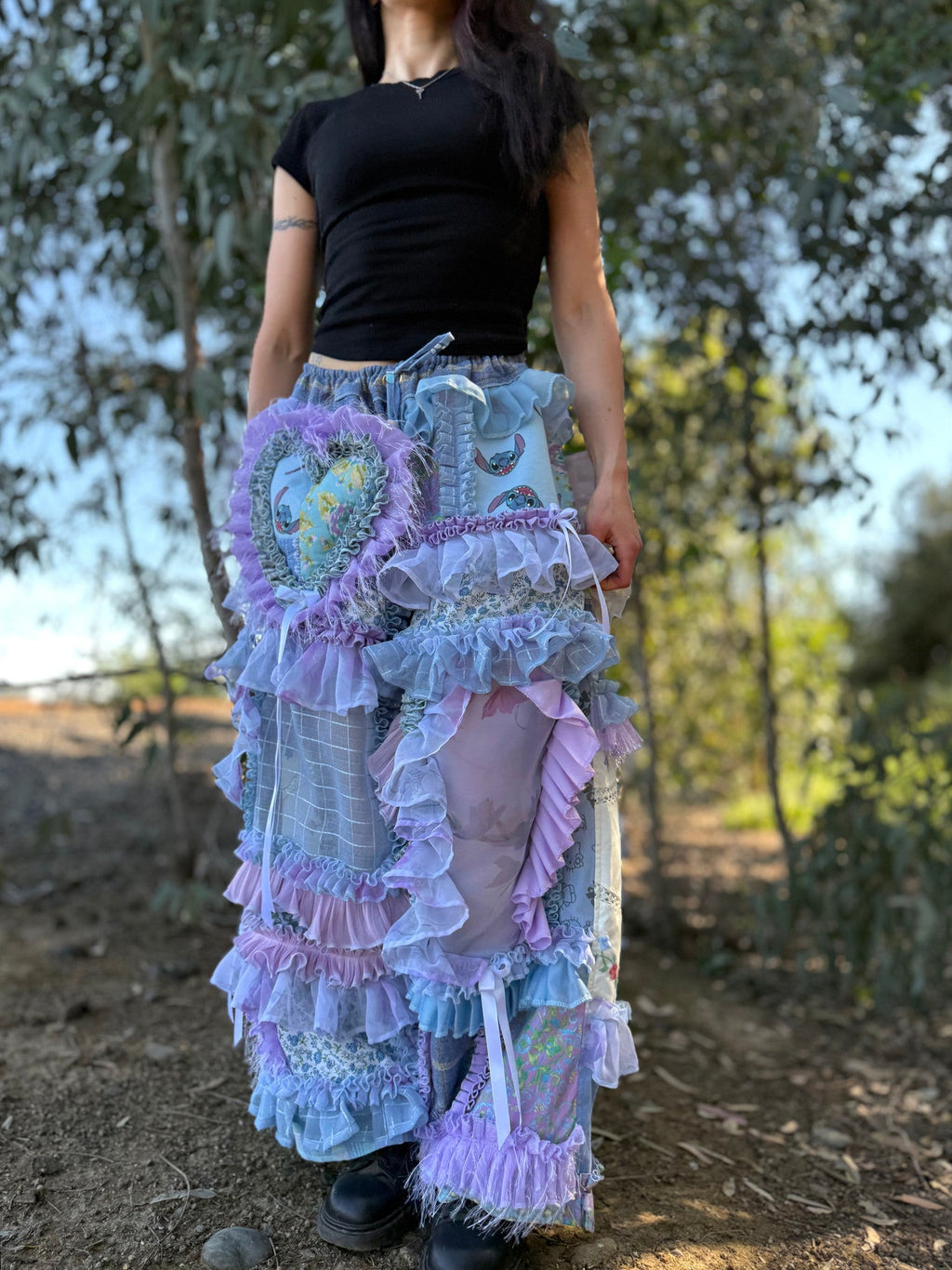 Upcycled Adjustable-Waist Pants