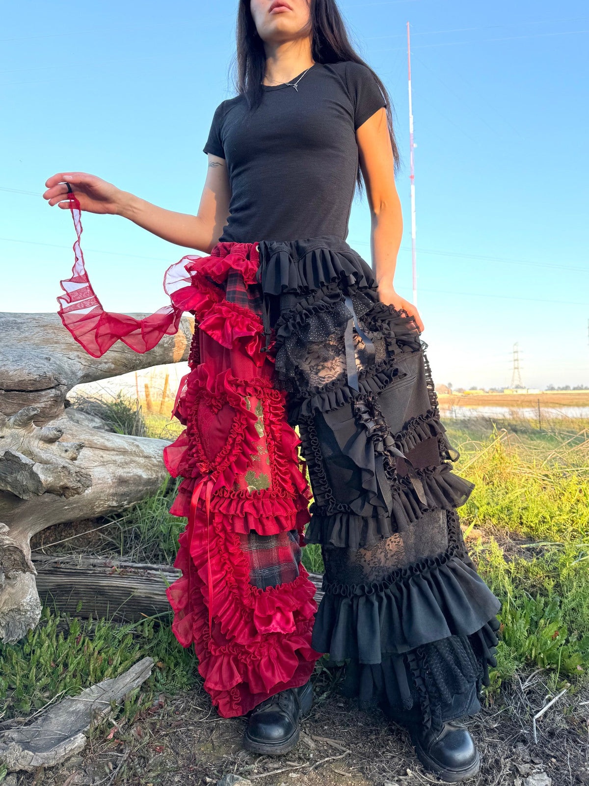 Upcycled Adjustable-Waist Pants