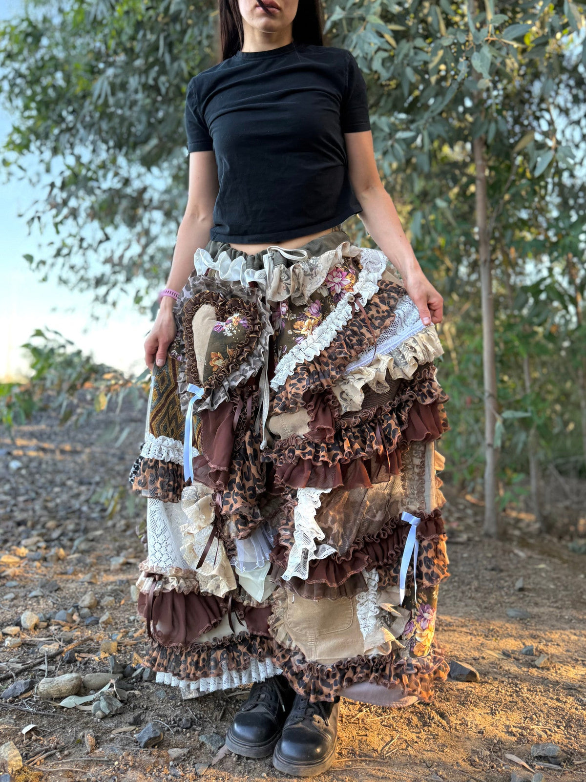 Upcycled Adjustable-Waist Pants
