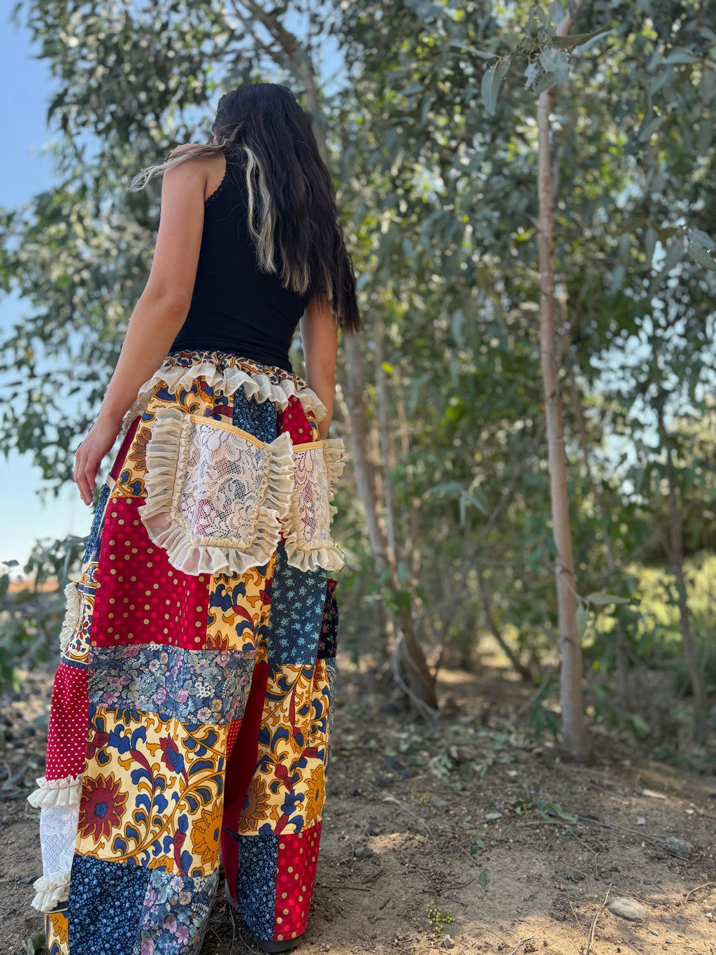 Upcycled Adjustable-Waist Pants