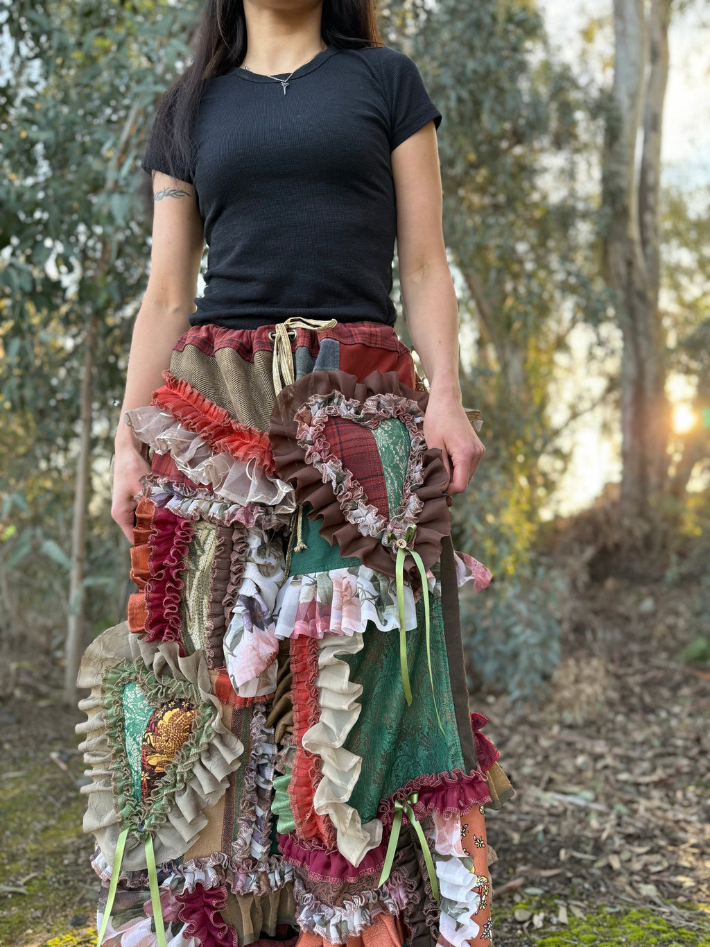 Upcycled Adjustable-Waist Pants